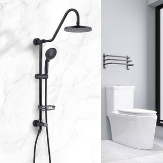 Wall Mounted Shower Head with Handheld Shower System - Bed Bath ...