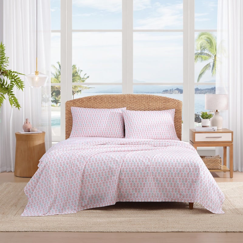 Tommy Bahama Cotton Printed Sheet Sets and Pillowcase Pairs