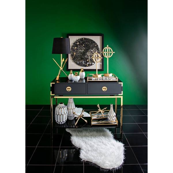 Xander Black and Gold Dimensional Wall Art Bed Bath & Beyond 21380384