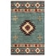 preview thumbnail 16 of 19, Alora Decor Ryder Southwestern Hand-tufted Wool Rug 10'x14' - Blue Gray