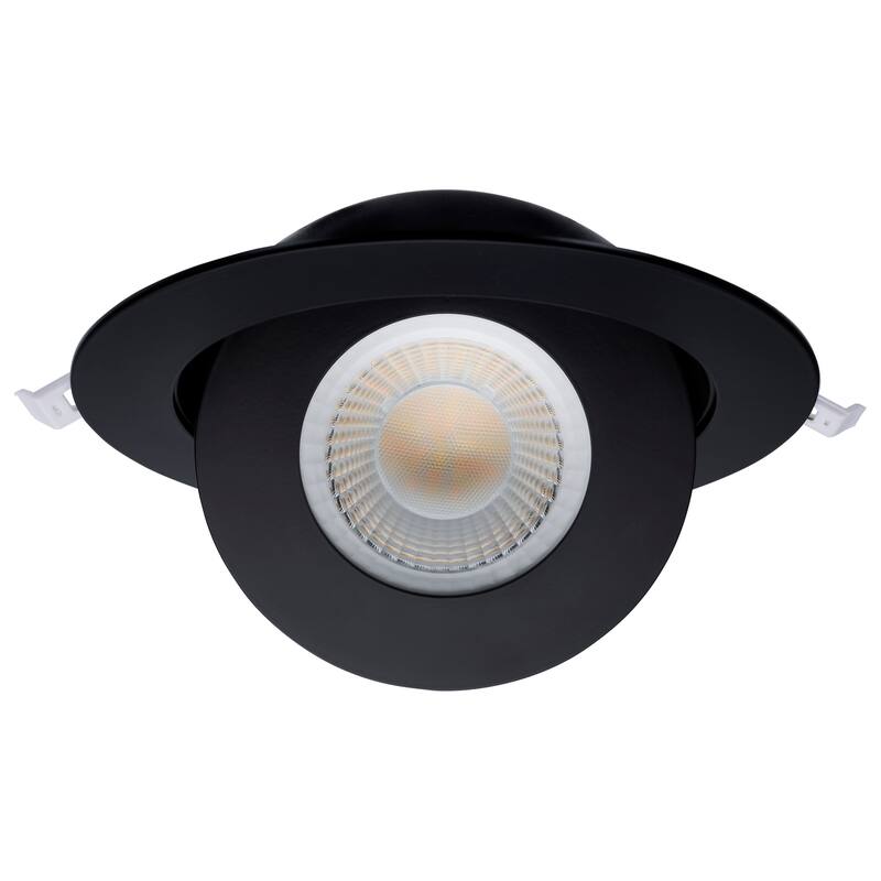 Starfish 15W LED Gimbal Downlight 6 Inch 2700K-5000K RGB Tunable White Remote Driver Black