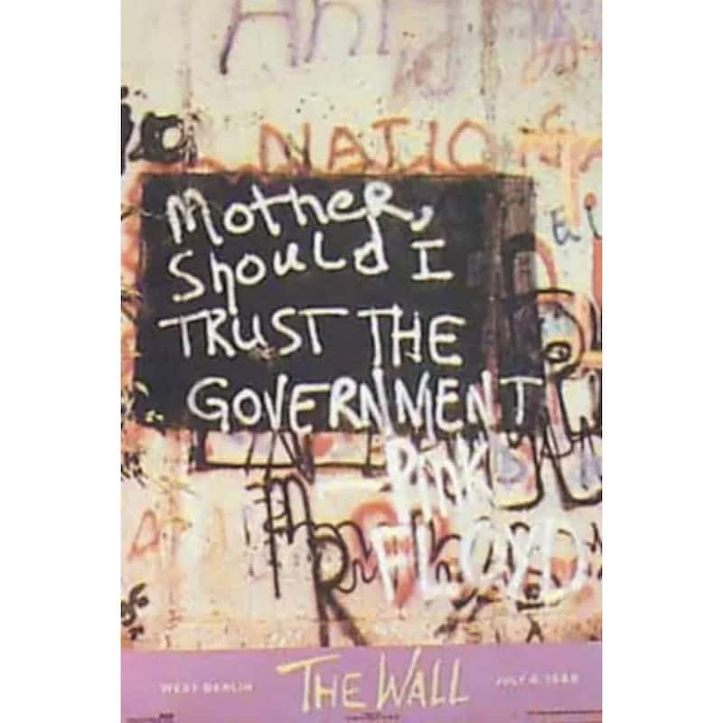 Pink Floyd The Wall Music Graffiti Poster Art Poster - 24 x 36 Inch