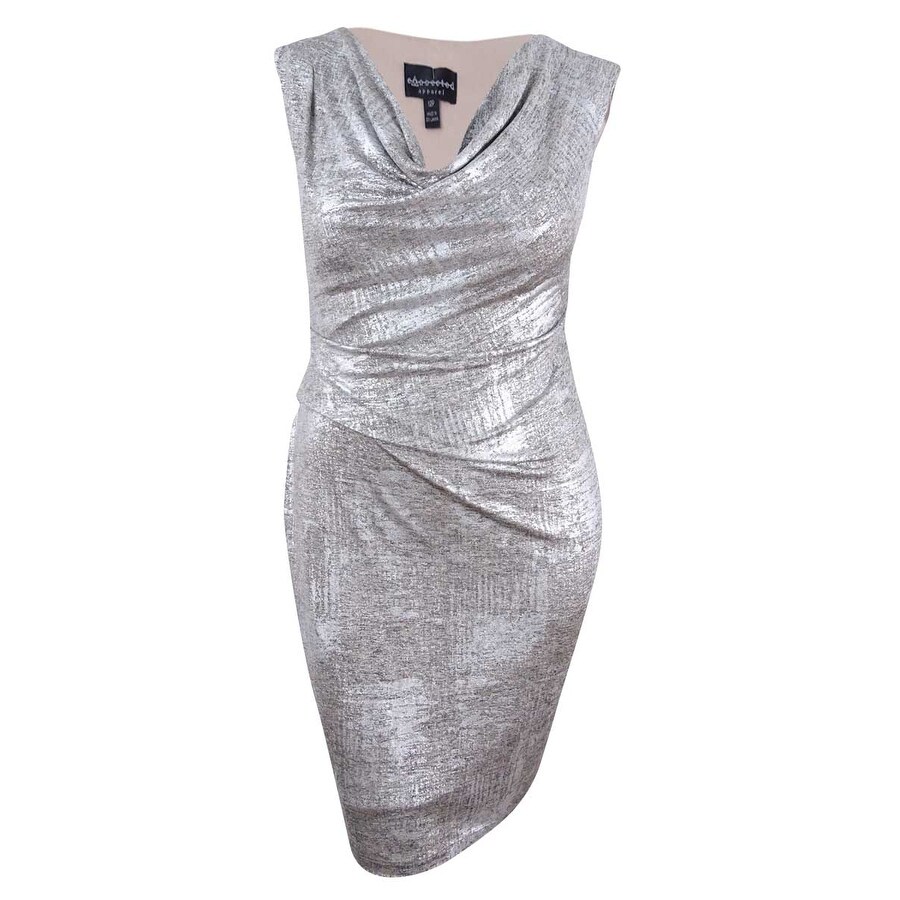 silver sheath dress