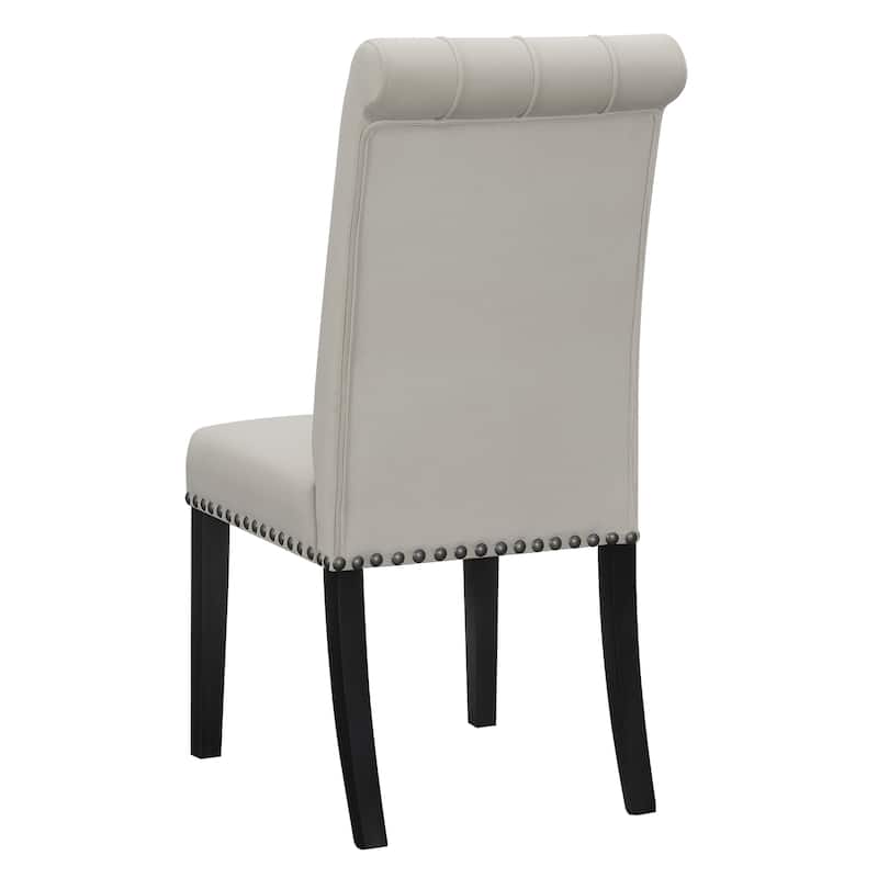 Nantucket Upholstered Tufted Back Dining Chairs (Set of 4)