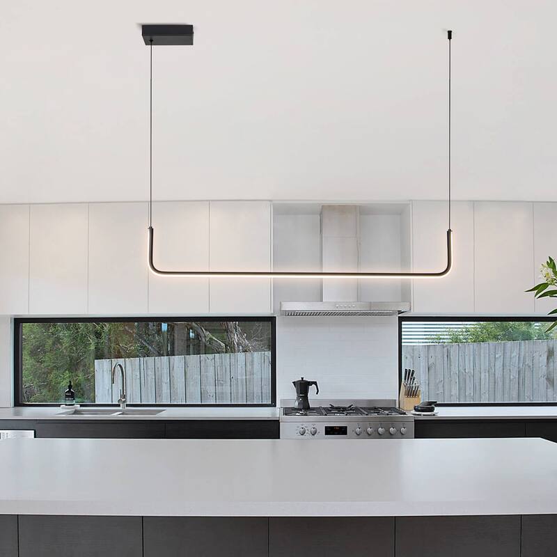 LED Linear Chandelier Kitchen Chandelier Modern Chandeliers