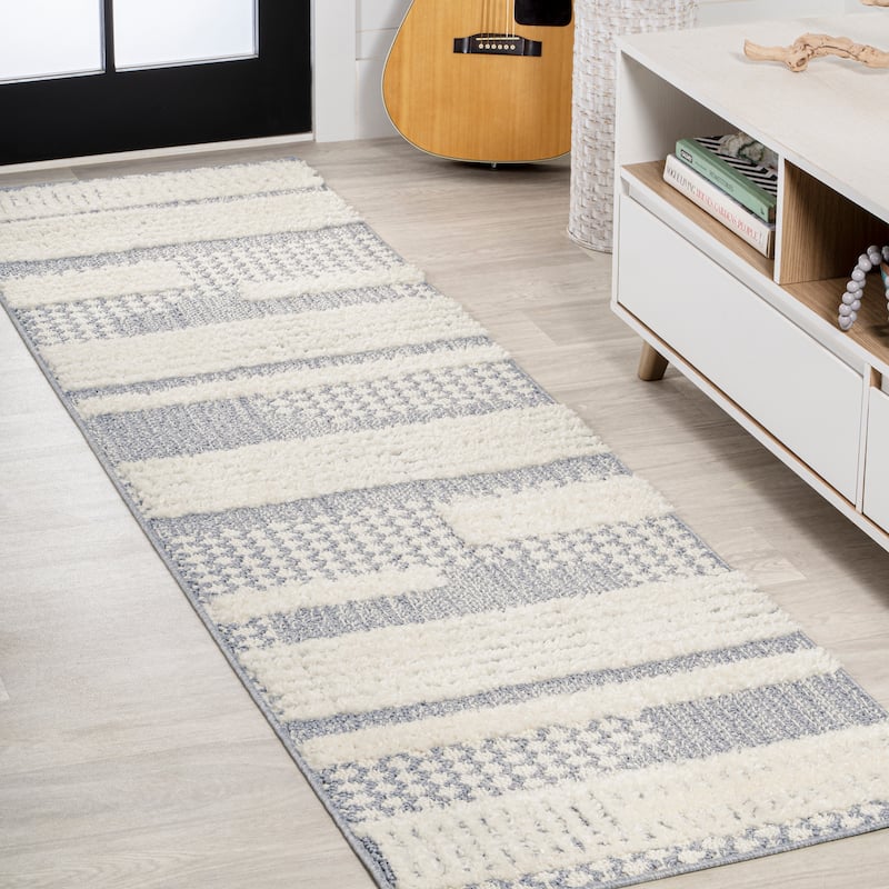 JONATHAN Y Elin Modern Abstract Muted Flowers Area Rug