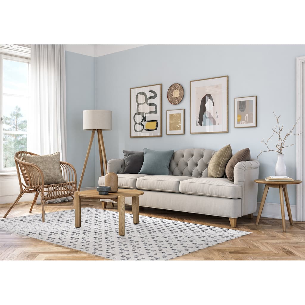 MAPLE LEAVES GREY Area Rug By Danushka Abeygoda