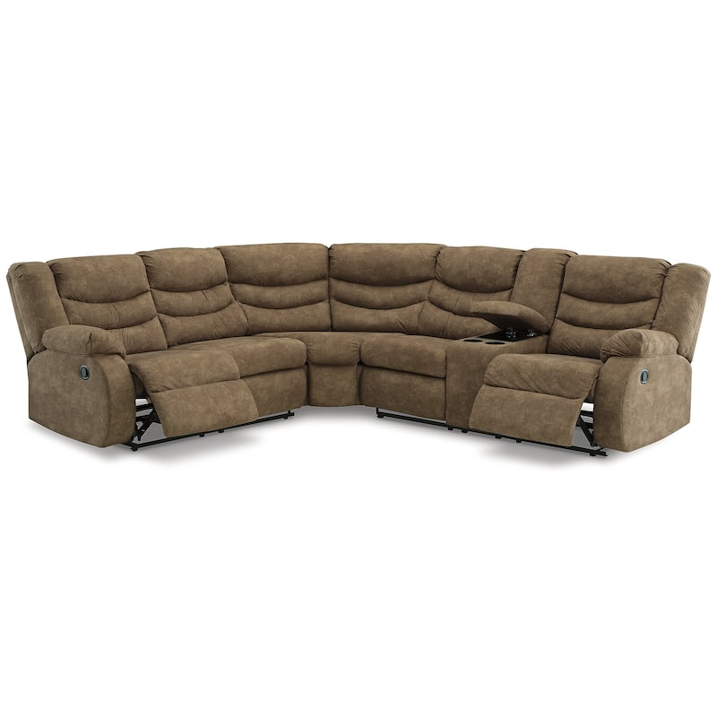 Signature Design by Ashley Partymate 2-Piece Reclining Sectional - 113"W x 99"D x 40"H