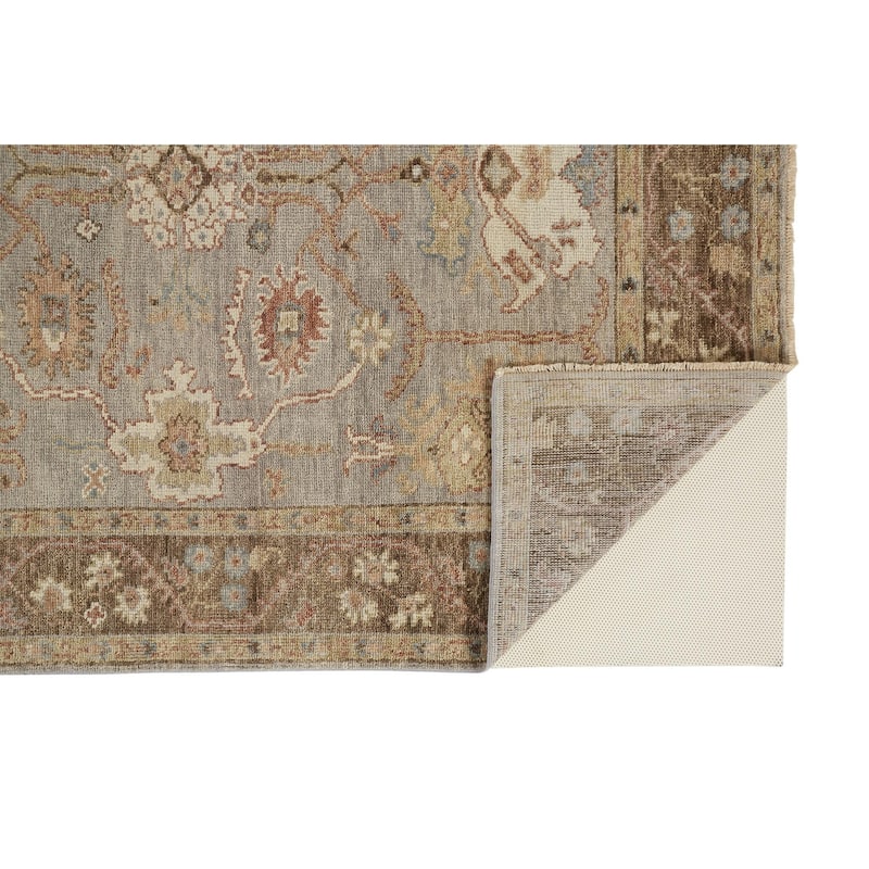 Xuyaw Floral Stain Resistant with Fringe Soft Area Rug By HomeRoots - 2' x 3'