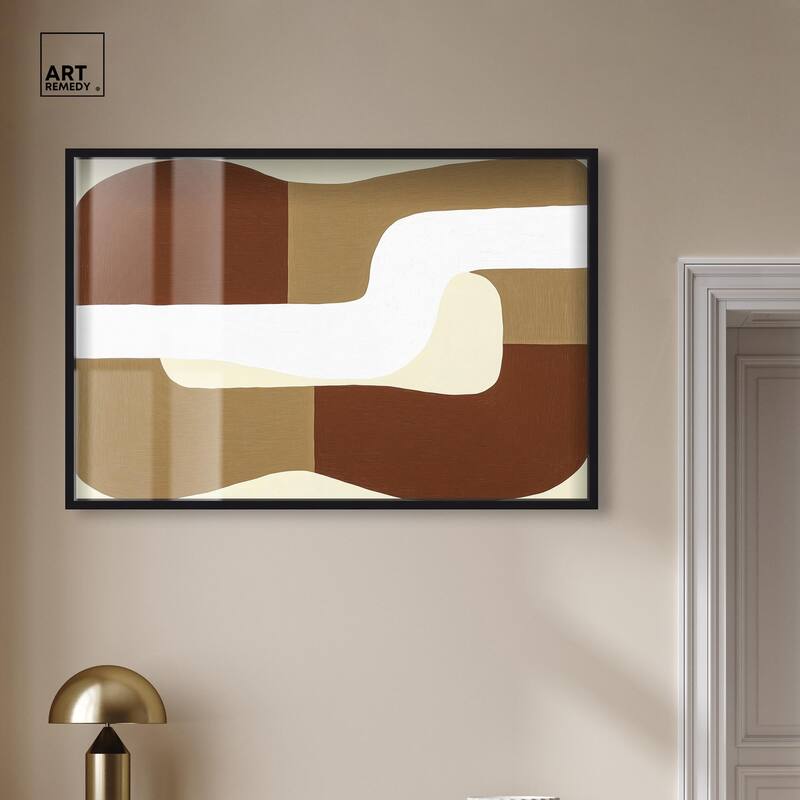 Minimal Wavy III Shadowbox by Art Remedy