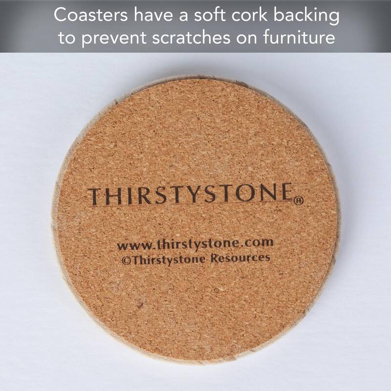 Desert Sand Coaster, Multicolor All Natural Sandstone - Every Coaster Is An Original 4 inch round