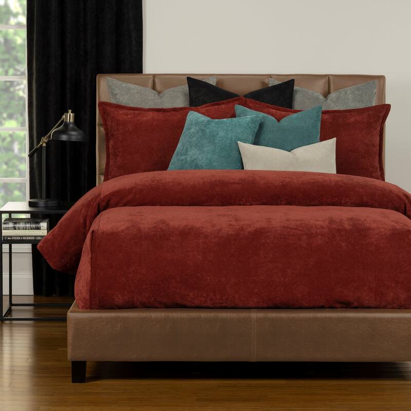Mixology Padma 9 Piece Bed Cap Comforter Set with Sewn Corners - Bronze - King