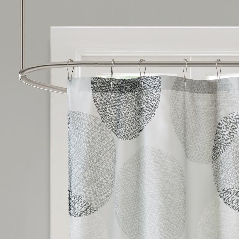 Madison Park Essentials Glendale Printed Shower Curtain