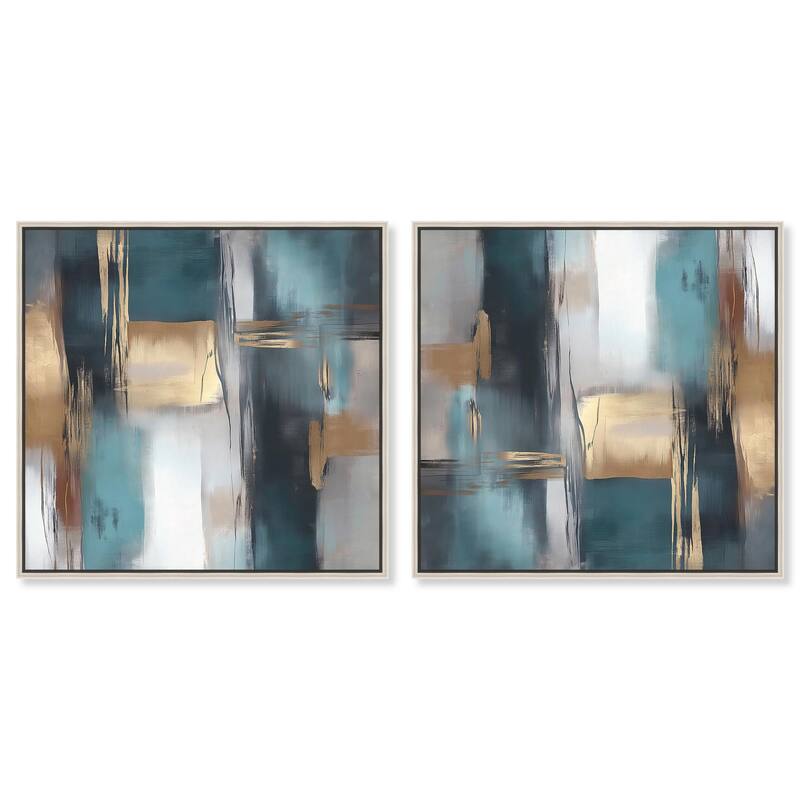 Beige and Cream I Canvas by Art Remedy - 36" x 45" - White