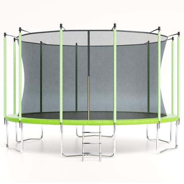slide 2 of 16, 10FT 12FT 14FT 16FT Trampolines for Kids & Adults 14FT(1)