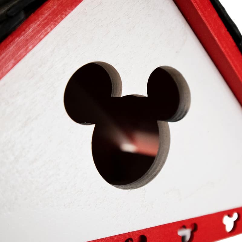 Home Bazaar Disney Mickey Mouse Cottage Birdhouse