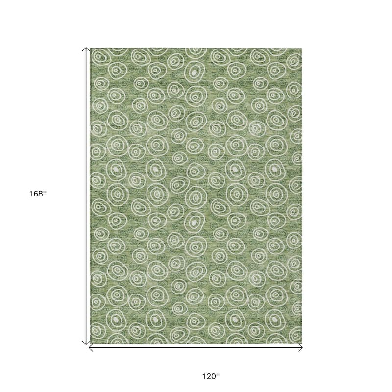 HomeRoots Geometric Transitional Rectangle Outdoor Rug