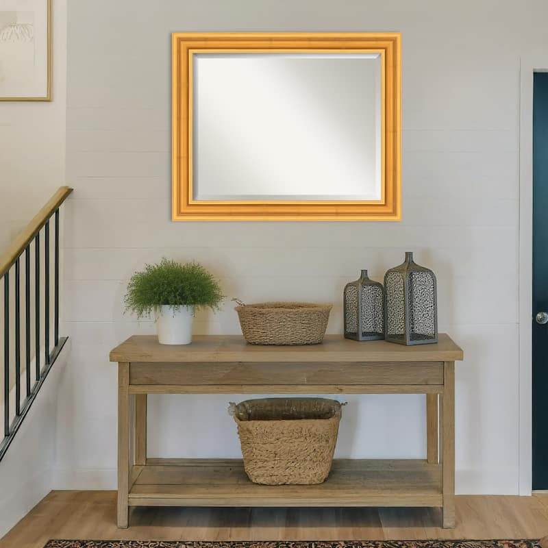 Sierra Beveled Wood Framed Wall Mirror
