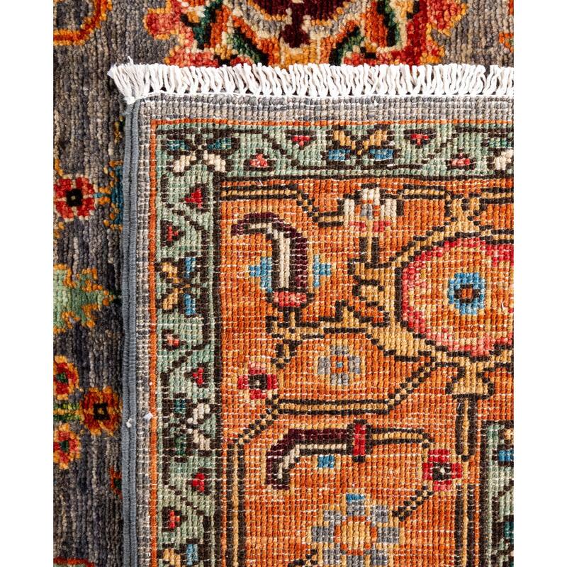 Serapi One-of-a-Kind Hand-Knotted Area Rug - Gray - 4' 3" x 5' 10"