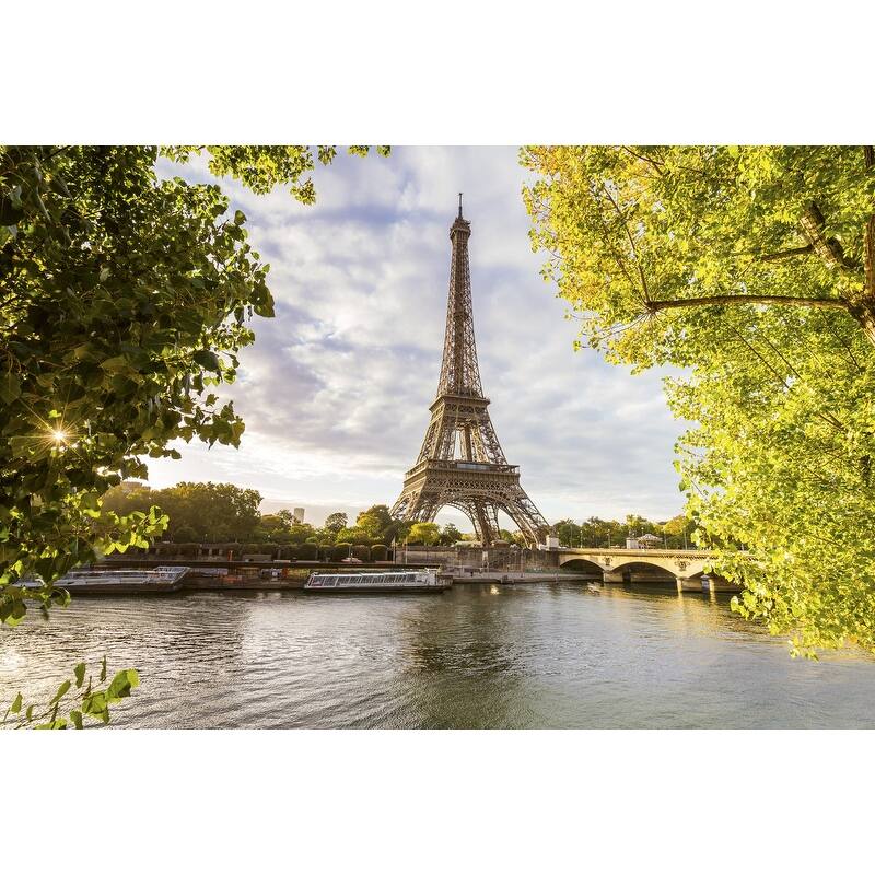 Dimex Seine In Paris Wall Mural - 98.4in x 147.6in x 0.025in