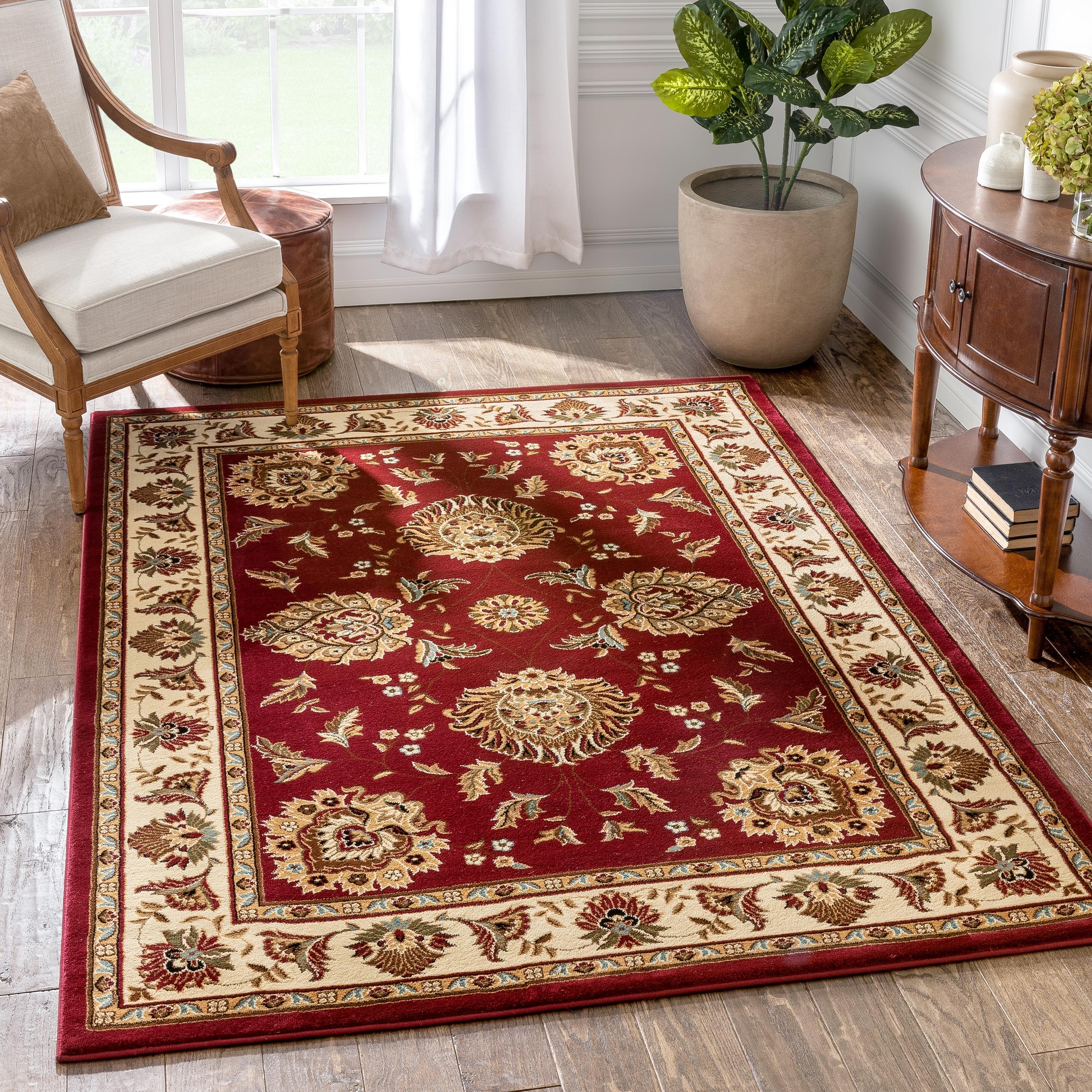 Well Woven Timeless Abbasi Oriental Persian Traditional Area Rug