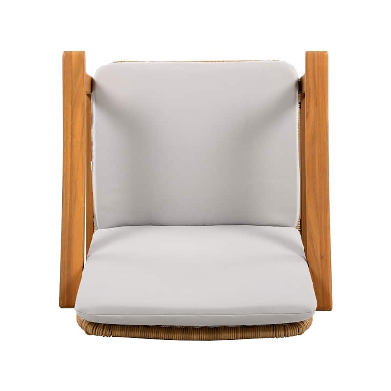 Christopher Knight Home Acacia Outdoor Club Chair Set of 2