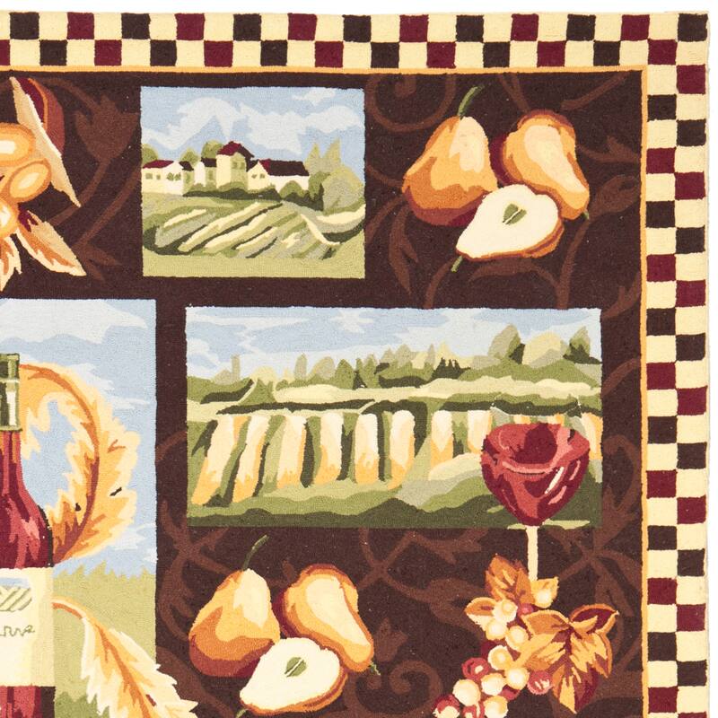 SAFAVIEH Handmade Chelsea Lucero French Country Wool Rug