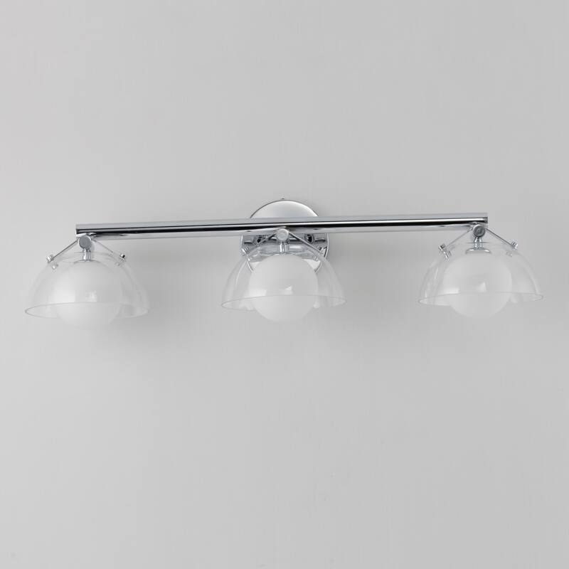Studio M SM31003CL Domain 3 Light 29" Wide LED Vanity Light with Glass