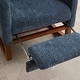 preview thumbnail 55 of 59, Mid-Century Modern Nursery Rocking Armchair Glider Rocker With Retractable Footrest For Living Room