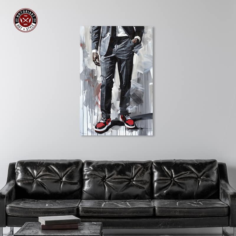 Notoriart Man Of Style Ii Gallery Wrapped Men Style 1 Piece Canvas Wall Art