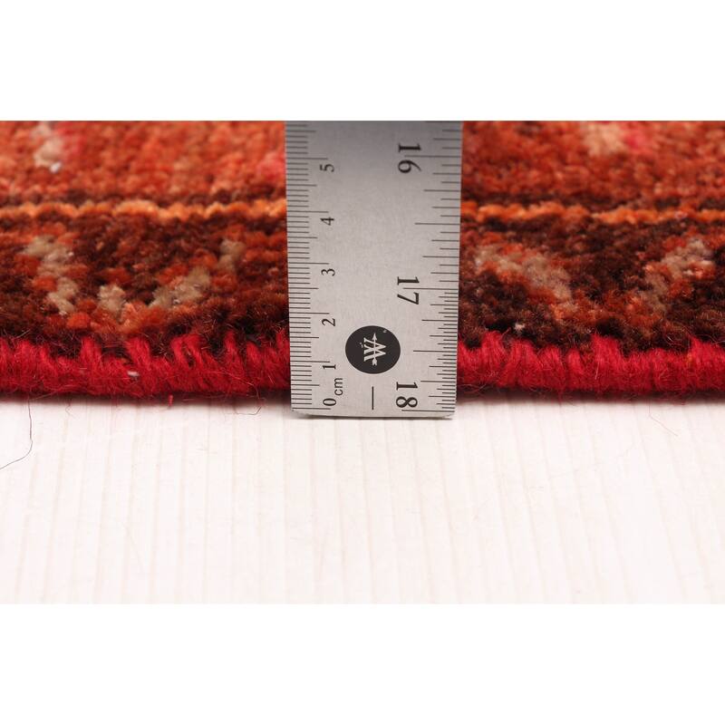 ECARPETGALLERY Hand-knotted Konya Anatolian Light Red Wool Rug - 5'0 x 7'7