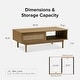 preview thumbnail 7 of 14, Mopio Haylee Modern Farmhouse Boho Coffee Table