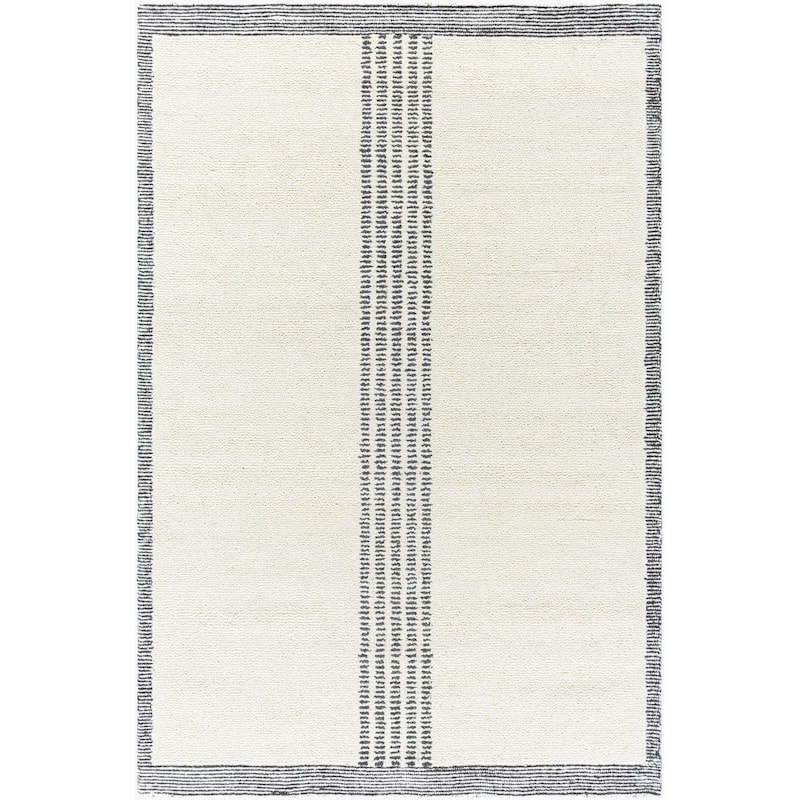 Livabliss Casual Brook Stripe Area Rug - 5' x 7'6" - Cream/Gray