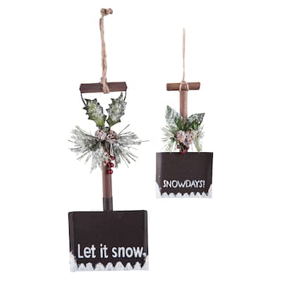 Shovel Ornament, Set of 2 - Set of 2