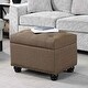 preview thumbnail 33 of 56, Copper Grove Mendocino Storage Ottoman Sandstone Fabric