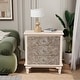 preview thumbnail 7 of 45, COSIEST Solid Wood Buffet and Sideboard Storage Cabinet Rectangular 3-Drawer