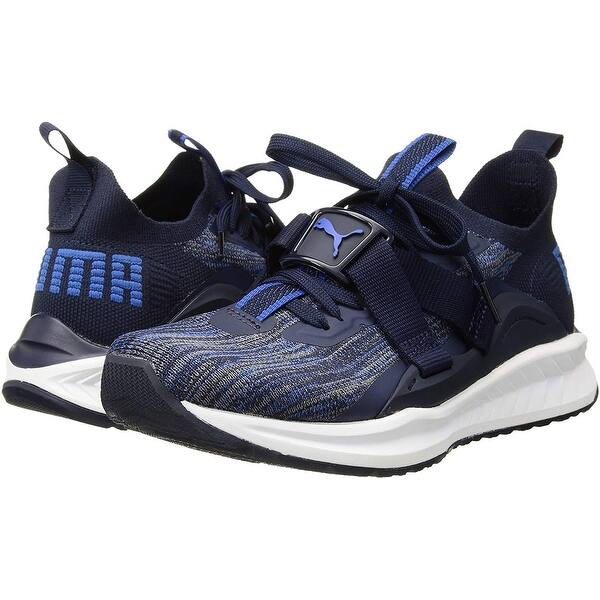 Shop Puma Mens Ignite Evo Knit Lo 2 Fabric Low Top Lace Up Fashion