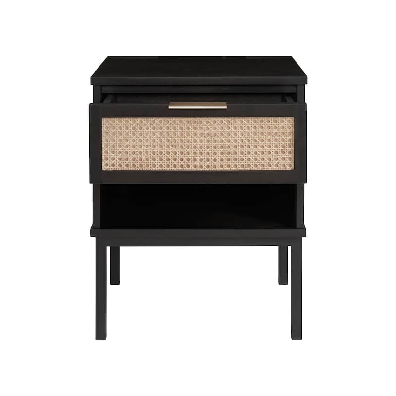NPD Furniture Caine Rattan Nightstand