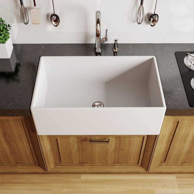 Miseno MNO3018FC1 Modena 30" Single Basin Reversible Farmhouse