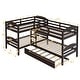 preview thumbnail 19 of 40, Functional and Aesthetic Design Twin L-Shaped Bunk bed with Trundle, Elegant Design Twin L-Shaped Bunk bed with Trundle
