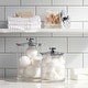 preview thumbnail 34 of 37, mDesign Round Storage Apothecary Canister for Bathroom, 2 Pack