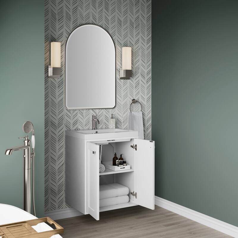 James Martin Vanities 533V24WG Chianti 24" Wall Mounted Single Basin