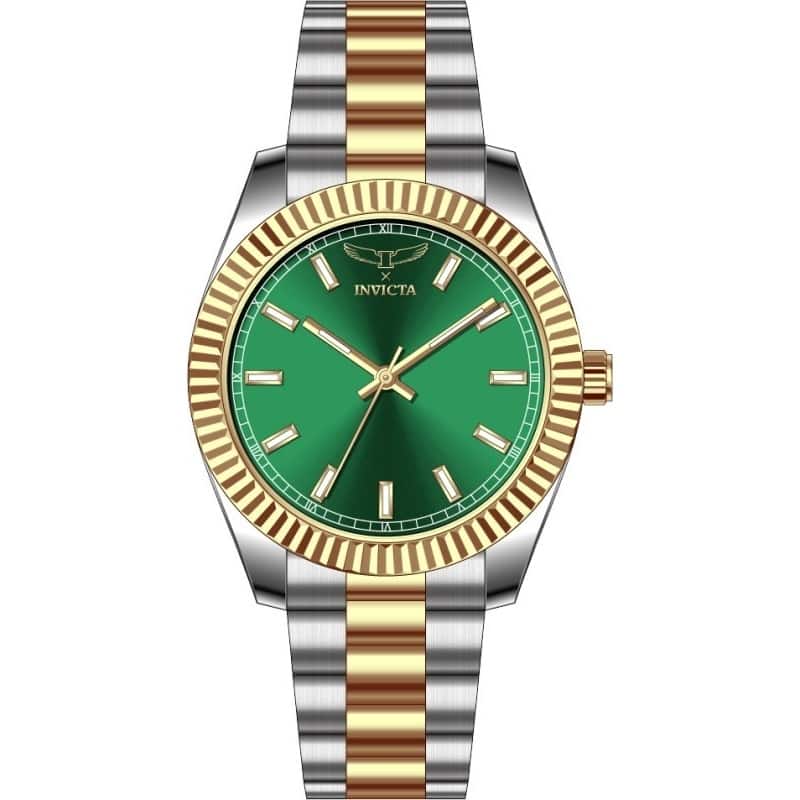 Invicta Men's 69012 Specialty Quartz PC21S Copper Dial Watch - Green