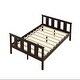 preview thumbnail 11 of 22, Full Size Classic Modern Design Wood Platform Bed Bed Frame with Footboard and Headboard
