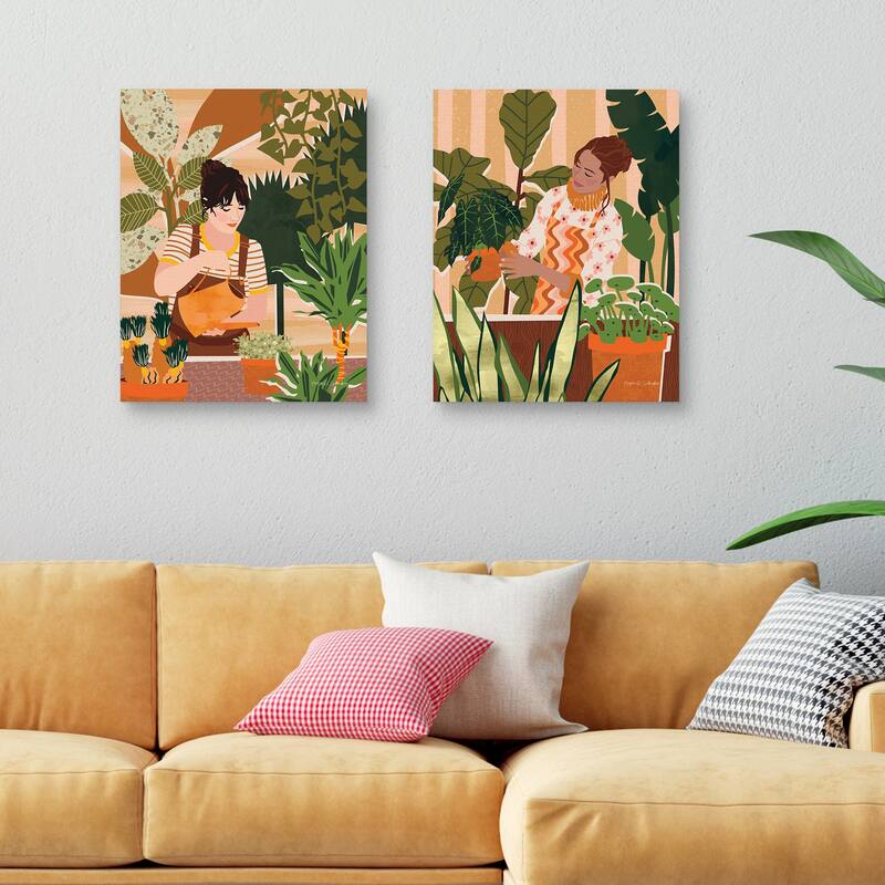 Balanced Self I, II by Meghan Gallagher Canvas Art Prints