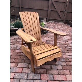 Safavieh Outdoor Living Vista Brown Acacia Wood Adirondack Chair