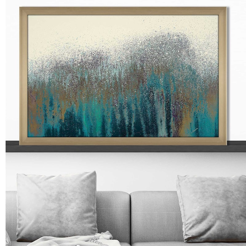 "Teal Woods (Horizontal)" Print on Acrylic