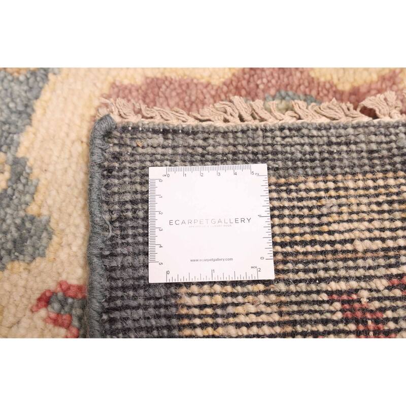 ECARPETGALLERY Hand-knotted Modern Oushak Dark Teal Wool Rug - 8'11 x 12'1