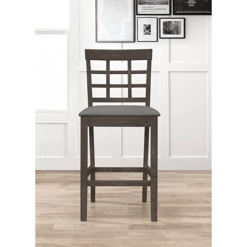 5-pieces Counter Dining Table and Chair - 4 Chairs Only - Taupe