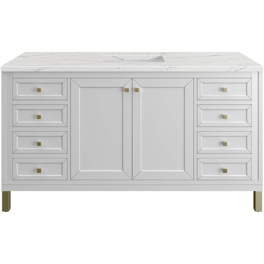 James Martin Vanities 503-V60S-3ENC Chicago 60" Free Standing Single